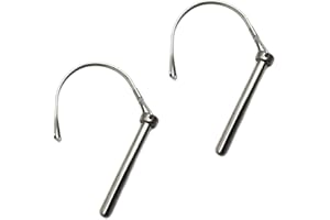 MARINE CITY Heavy Duty 304 Stainless Steel 5/16 Inches Safety Coupler Locking Pin for Boats Yachts (Pack of 2)