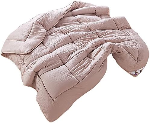 NATURETY All Season Down Alternative Quilted Comforter,Washable Duvet Insert (Twin/Twin xl, Khaki)