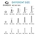 Comdox 500Pcs M3 M4 M5 Stainless Steel Button Head Hex Socket Head Cap Bolts Screws Nuts Assortment Kit (Cheese Head)