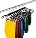 Utopia Home Pants Hangers with Clips 24 Pack - Velvet Skirt Hangers with Notches - Space Saving & Heavy Duty Non Slip Black Velvet Hanger with 360 Degrees Swivel Hook