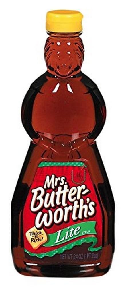 Photo 1 of **BB 8/13/25**Mrs. Butterworth's Lite Thick and Rich Pancake Syrup, 24 fl oz Bottle