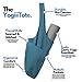 Yogiii Yoga Mat Bag | The ORIGINAL YogiiiTote | Yoga Mat Tote Sling Carrier w/Large Side Pocket & Zipper Pocket | Fits Most Size Mats (Azulene Blue)