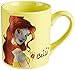 Silver Buffalo DP1832Z Disney Belle Laser-Printed Ceramic Mug, 14 oz., Yellow