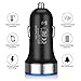 Car Charger 2.1A Dual USB in-Car Charger Adapter Quick Car Charger Compliable with iPhone, Samsung Galaxy, LG, Huawei, Moto, Kindle and More (Black)