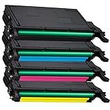4 Inktoneram® Replacement toner cartridges for Samsung CLP-620 Toner Cartridges CLT-K508L CLT-C508L CLT-M508L CLT-Y508L replacement for Samsung CLP620 Combo Set CLX-6220FX CLX-6250FX CLP-670ND CLP-670N CLP-620ND