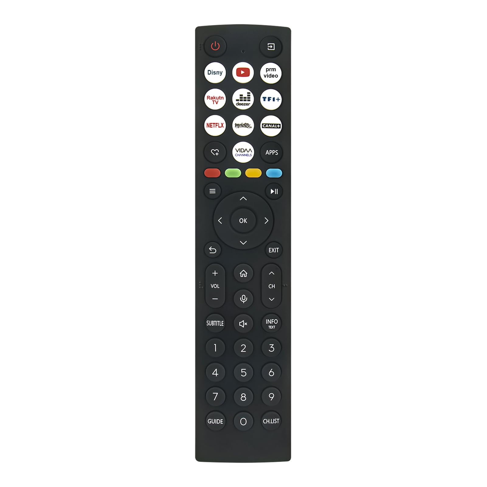 VINABTY ERF2AC36 Replacement Voice Remote Control Compatible with Hisense TV 43A7NQ 50A7NQ 55A7NQ 65A7NQ 65A6N