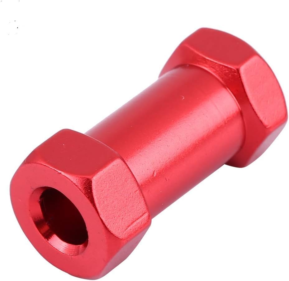 keenso RC Hub Adapter, 12mm RC Hex Wheel Hub Metal Adapter Compatible with D90 AX10 CC01 SCX10 F350 RC Car(20mm -Red)