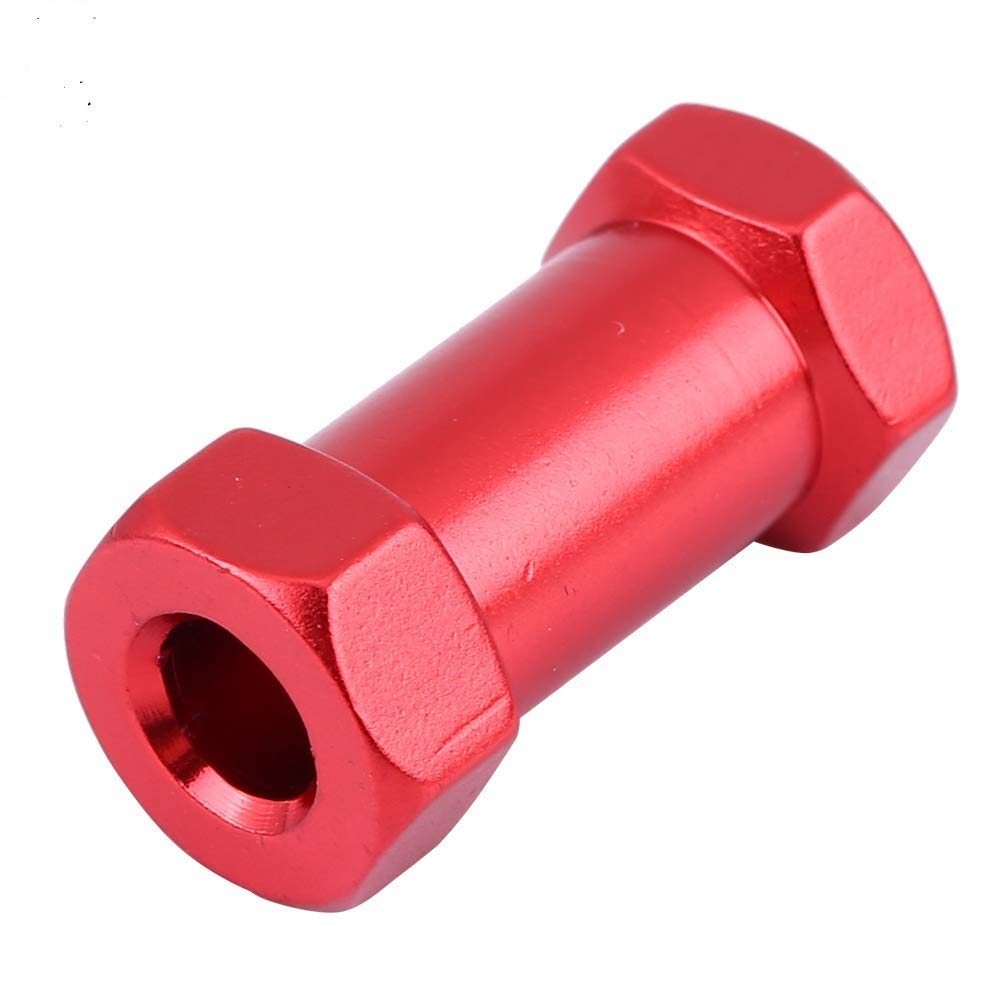 keenso RC Hub Adapter, 12mm RC Hex Wheel Hub Metal Adapter Compatible with D90 AX10 CC01 SCX10 F350 RC Car(20mm -Red)