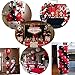 Casino Party Decoration Supplies Set: Casino Balloons,Black, Red,White Latex Balloon with Casino Confetti for Casino Theme Party,Las Vegas Themed Parties,Casino night,Poker Events