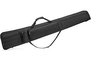 VATTAVSPB Soft Rifle Case Water-Resistant Shotgun Cases 46"/52" Gun Carry Bag for Scoped with 5 Accessory Pockets Rifle Bag S