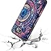 Rosebono J3 Emerge Case - Hybrid Shockproof Graphic Fashion Case for SM-J327 (Mandala)