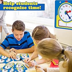 Junkin 25 Pcs Teaching Clock Kit, Clocks Practice