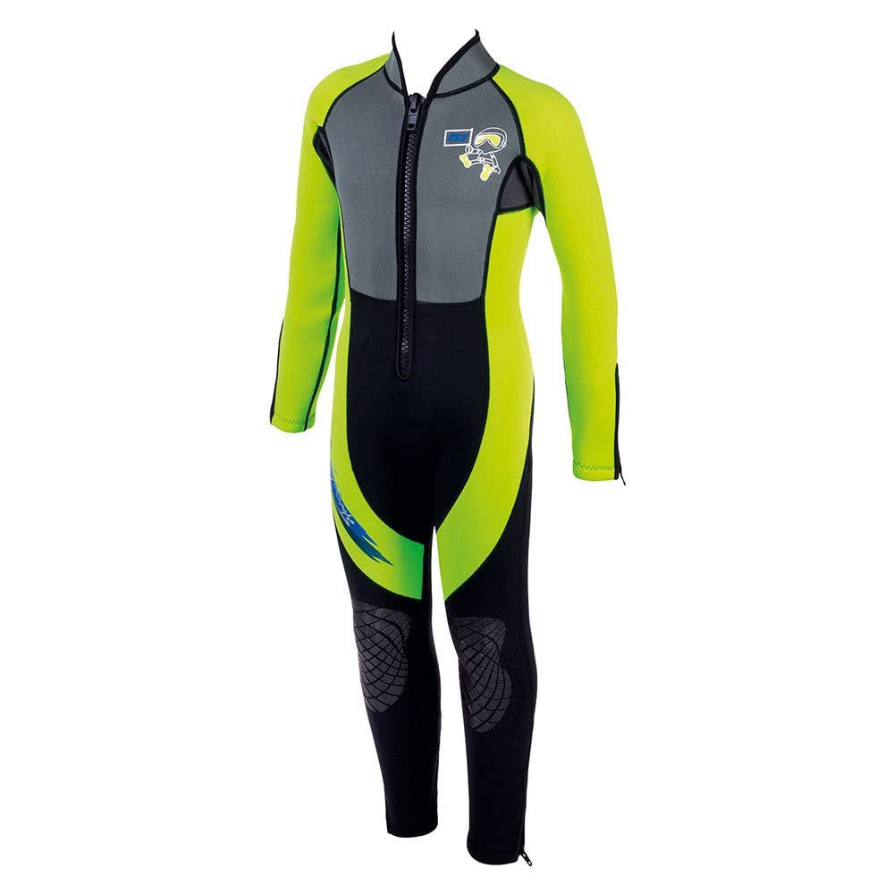 Ist/Dolphin Dive Suit Brand Model Monopiece Puriguard Kid, 3 mm Black/Yellow