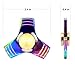 Solomo Fidget Spinner, Toy for Relieving ADHD, Anxiety, Boredom EDC Tri-Spinner Fidget Smooth Surface Metal Pure Steel with Bearing Ultra Durable for Children Adults (Multicolor)