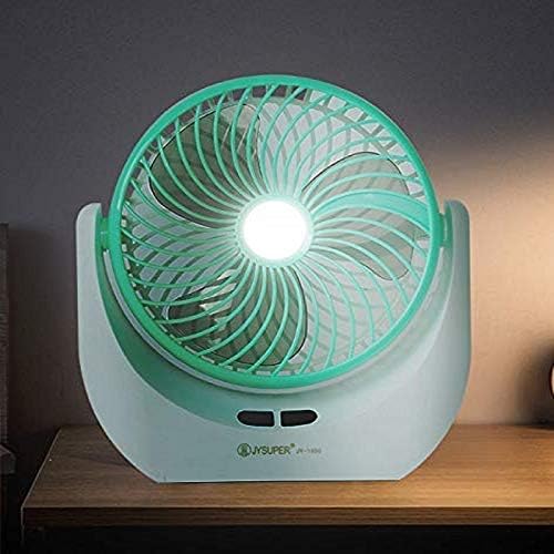Hk Villa Powerful Folding Rechargeable Table Fan with LED Lights, Table Fans For Home, Table Fans, Table Fans For Home With Stand, Table Fans High Speed, Table Fan For Kitchen, Table Fan For Office
