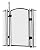 EZ-Guard 5' Tall Self Closing/Self Latching Pool Fence Gate (Black)