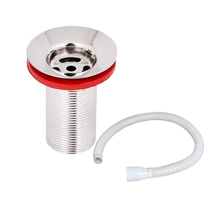 RENVOX Brass Waste Coupling for Wash Basin toilets, bathroom, kitchen all type of wash basin.with Pvc Waste Pipe for Wash Basin/Kitchen sink.