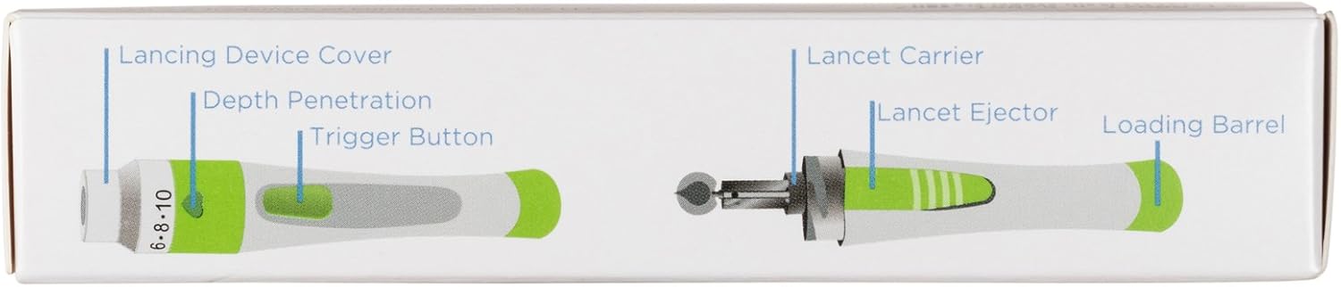 Care Touch CTLDA Adjustable Lancing Device with Ejector: Industrial & Scientific