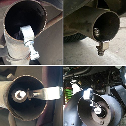 Ocamo Vehicle Refit Device Turbo Sound Muffler Turbo Whistle Exhaust Pipe Sounder Motorcycle Sound Imitator