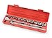 TEKTON 11701 1/2-Inch Drive Socket Set, Metric, 17-Piece