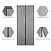 Jerrybox Magnetic Screen Door Full Frame Velcro Mesh Curtain, 36-Inch-by-83-Inch