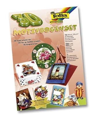 Folia 1419 - 3D Motivbogenset, 10 Blatt, DIN A4