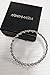 NOUMANDA Double Helix 3color Silver and Gold DNA Bracelet Jewelry for Women (silver)