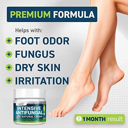 Antifungal Cream Extra Strength Made in USA Effective Toenail