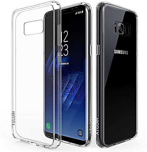 Galaxy S8 Plus Case, S8 Plus Clear Case, ATGOIN [Scratch Resistant] Crystal Clear Slim Fit Flexible TPU Gel Rubber Soft Silicone Protective Case for Samsung Galaxy S8 Plus 2017 Release (Clear)