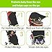 Multi-Purpose Doona & Baby Stroller Bassinet Sun Shade & Blackout Cover; Doona Sunshade & Airplane Bassinet Cover; Universal Fit Sunshade Stops 99% of Sun Rays SnoozeShade Original (Green Trim)