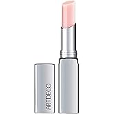 ARTDECO Color Booster Lip Balm in boosting pink - nourishing lip balm with color-adapting pigments - lip plumper with spearmint flavor - prevents dryness & chapping - lip care with kernel oil - 0.1 Oz