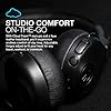 JLab-Audio-Studio-Noise-Cancelling-Headphones-Wireless-Headphones-with-EQ3-Custom-Sound-and-34-Hour-Bluetooth-5-Playtime-28-Hour-Active-Noise-Cancelling-Playtime-Black JLab Studio Noise Cancelling Headphones, Wireless Headphones with EQ3 Custom Sound and 34+ Hour Bluetooth 5 Playtime, 28…
