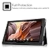 NPOLE Slim Tablet Case for NeuTab New K1 2017 Edition/Elecost E10.1 / Nuvision 10.1 TM101A620M, Premium PU Leather Stand Cover Black