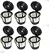 Great Rocky 6 x Solo Coffee Pod Filters Compatible with Keurig K cup coffee system--Reusable Coffee Filter