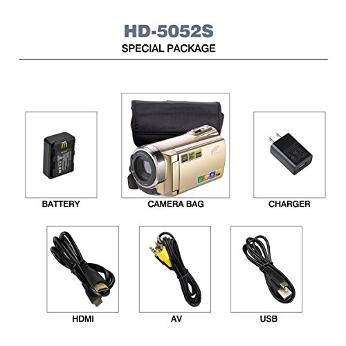 4 Camcorder+Hausbell+HDV+5052+1920x1080p+Infrared