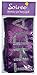 EYIW Purple Glitter Birthday Sash: Royal Queen Purple Satin - Silver Glitter - Birthday Girl Sash for Women - Happy Sweet 16th 18th 21st 30th