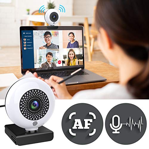 cam with Ring Light for Computer, ZOOMARLOUS USB Plug and Play 1080P