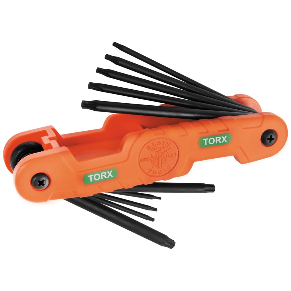 Klein Tools 70550T Pro Folding Hex Key Set, 10-Key