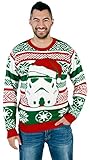 Star Wars Santa Stormtrooper Ugly Christmas Sweater (Large)