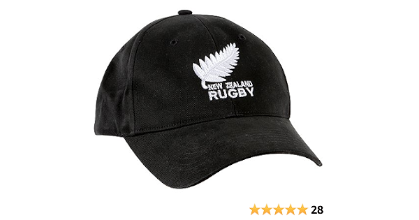 New Zealand Rugby Baseball Cap Black 