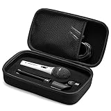 Hard Case Compatible with Audio-Technica ATR2100 USB Cardioid Dynamic USB XLR Microphone. / Shure SM58 / Samson Q2U.