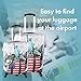 GLN Rugs Luggage Protector Suitcase Cover, Stretch Suitcase Cover, Washable Luggage Covers for Suitcase for Women and Men, Travel Accessories (M(22