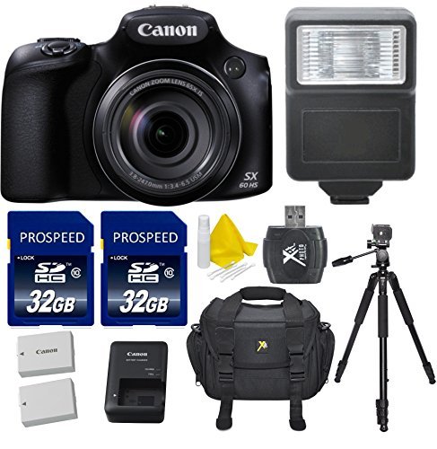 Canon Powershot Sx60 Hs Digital Camera Accessory Bundle