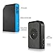 Skyocean Small Personal Fan with 6000mAh power bank, Mini Battery USB Desk Fan with Portable Charger Best using in Travel Office School Kitchen outdoor sport Camping Equipment (Black)