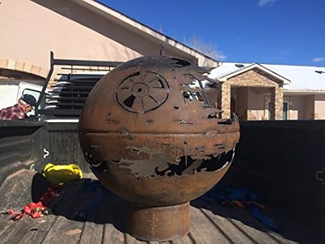 Amazon Com Custom Designed Death Star Fire Pit 30 Inch Diameter