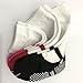 3 Pairs 12-36 Months Newborn Baby Girl Socks Toddler Girl Anti Slip Skid Mary Jane Socks Slipper Stretch Knit Shoes Socks+Thank you Card (12-36 Months)