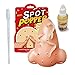 PMAG Perfect for Simulated Zits Acne Squeeze Nose Pimple Popping Stress Relief Toy for Adults Kids Teens Anxiety (Peach Nose)