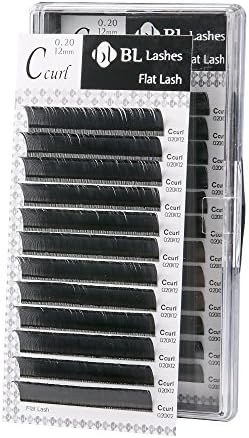 Eyelash Extension BL Flat Lash C Curl Thickness 0.20mm (0.20X14mm)