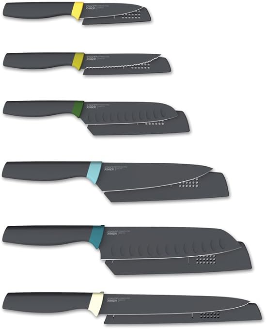 Joseph Joseph Elevate 6 Piece Knife Set Opal Amazon Co Uk
