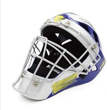 Amazon 野球の保護装置大人の野球ソフトボールキャッチャー保護装置フルフェイスヘルメット 色 B Hjzmh プロテクター ヘルメット